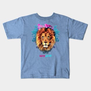 Lion Paint Kids T-Shirt